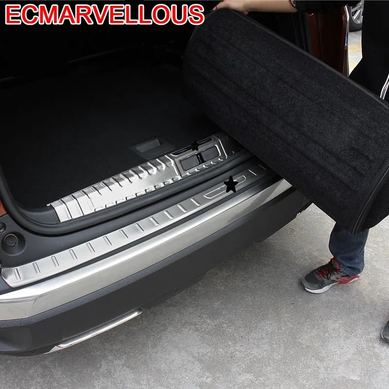 

Trunk Rear Panels Automobile Decorative Chromium Modified Car Styling Bright Sequins Covers Decoration 17 18 FOR Peugeot 4008