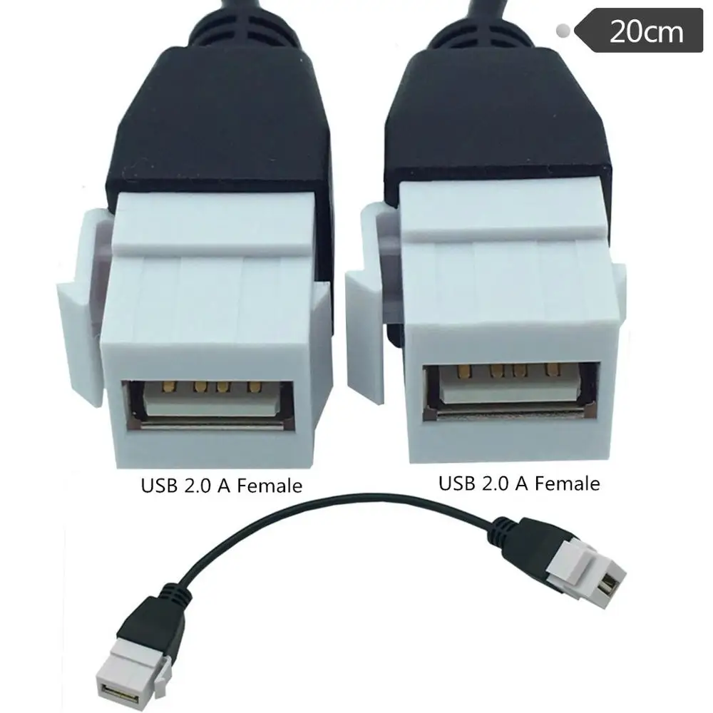 USB 2 0 A мама к гнезду панель монтажная вставка адаптер для настенной розетки