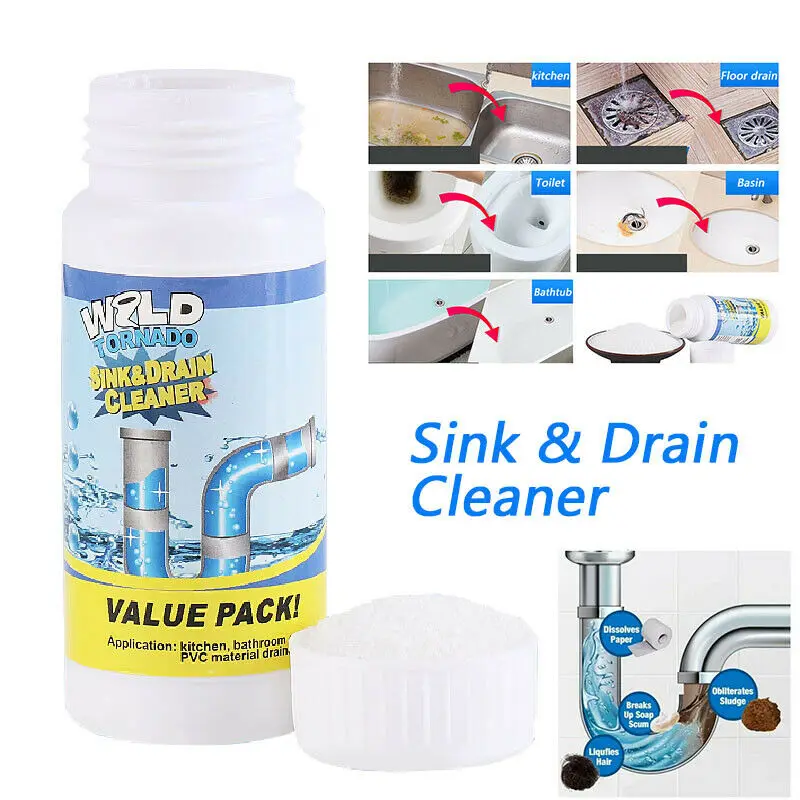 Household Wild Tornado Powerful Sink & Drain Cleaner Quick Foaming High
