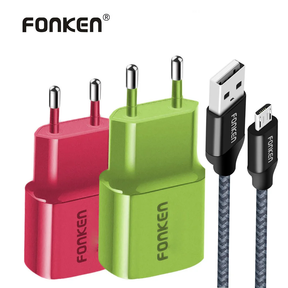 FONKEN USB Кабель зарядного устройства 9 в 2A QC 2,0 3,0 адаптер быстрой зарядки 18 Вт Кабель-адаптер быстрой зарядки для мобильного телефона адаптер зарядного устройства
