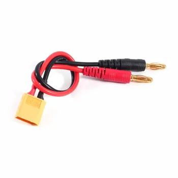 

RC XT60 Connector to 4mm Banana Bullet Wire Plug Charge Cable Adapter 15cm 16awg Silicone Wire Cord