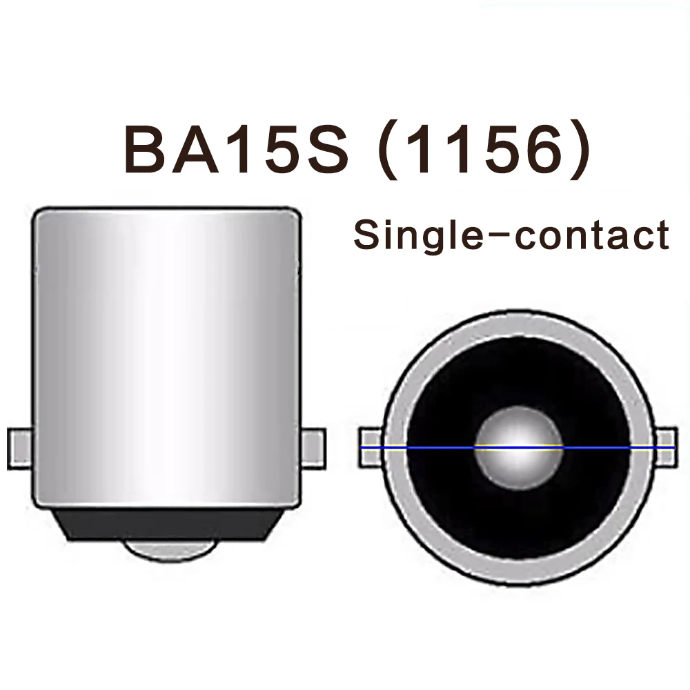 2 шт. Canbus 1156 P21W BA15S 3030 Автомобильный светодиодный светильник с 1157 P21/5 Вт BAY15D Поворотная сигнальная лампа стоп-сигнал светильник чисто белая Шарообразная 12V