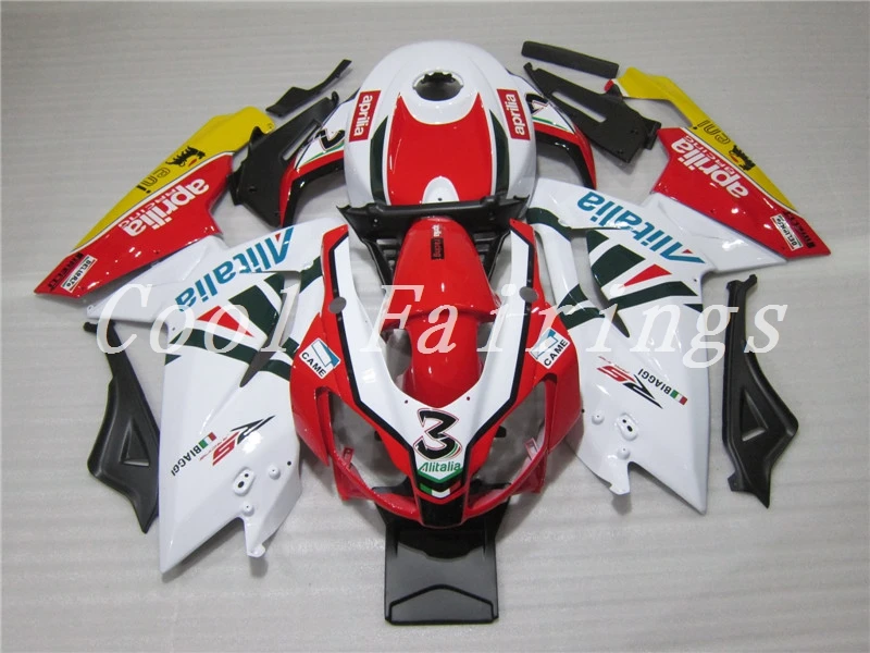 

TOP Injection mold Fairing Kit Fit for Aprilia RS125 06 07 08 09 10 11 RS4 RSV 125 2006 2009 2011 Fairings set custom Number 3