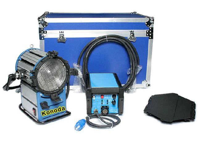 

Daylight Compact 1200 HMI 1200W Fresnel Light + 575W & 1200W Flicker Free Ballast + Flycase for Studio Film Lighting
