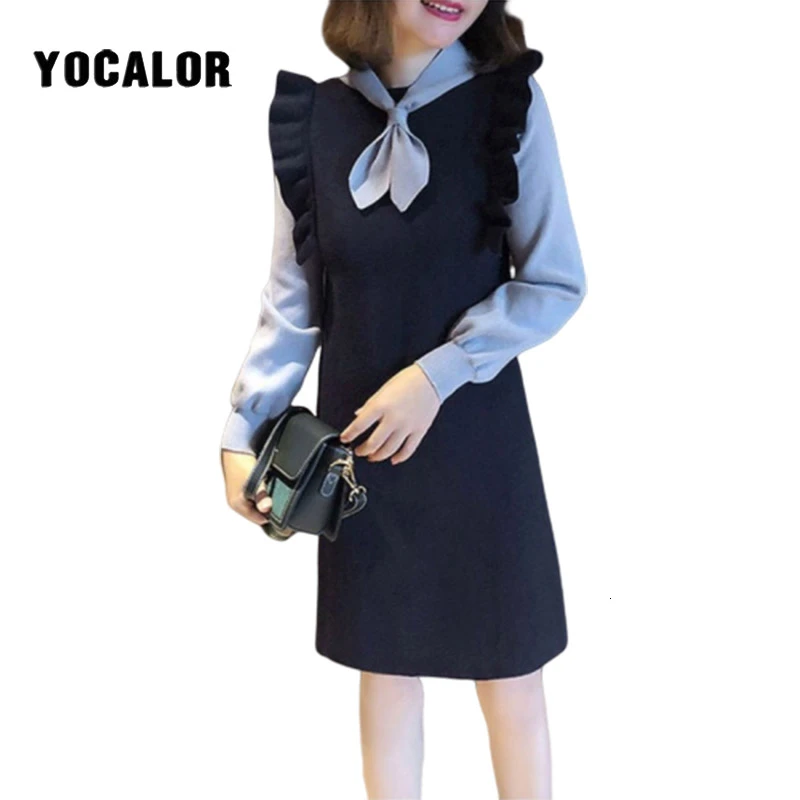 sweater skater dress