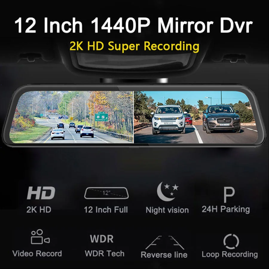 Автомобильный видеорегистратор WHEXUNE камера для приборной панели 2k 1440P Super HD с