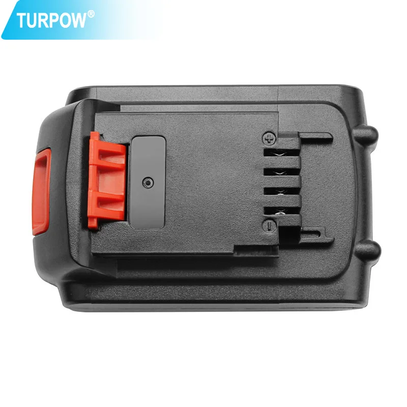 Аккумуляторная аккумуляторная батарея Turpow 6000mAh 20V 6.0Ah для Black & Decker LB20 LBXR20 LB2X4020