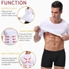 Chaleco de postura adelgazante para hombre, Corrector de Abdomen, compresión corporal, quemador de grasa, corsé de camisa ► Foto 3/6