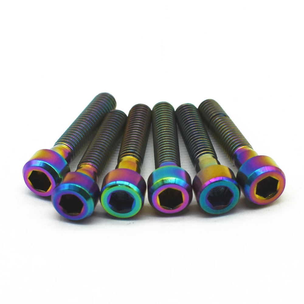 Titanium Bolts M8x35 Column Head Motorcycle Modified Multi-Color (4)