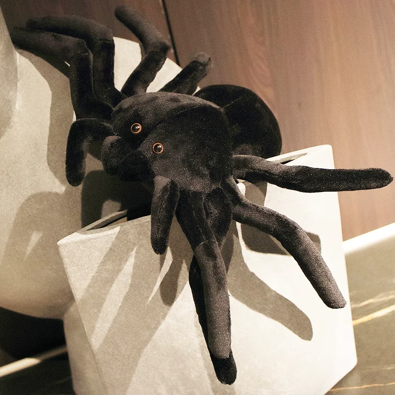 Peluche Ragno Realistico E Simpatico – Morbido Giocattolo A Forma Di Ragno Per Bambini, Decorazione Originale Halloween - 3