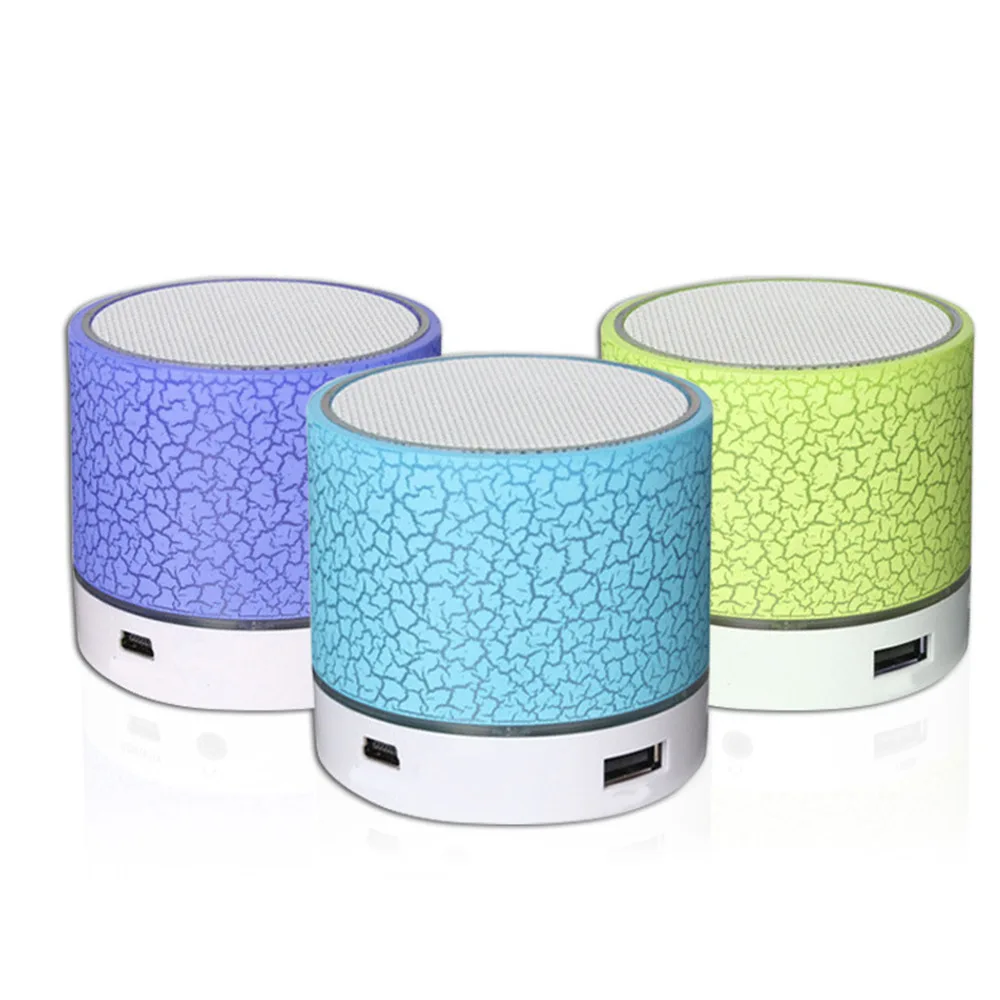 

Fviyi Bluetooth speaker support TF USB U disk LED wireless portable crack Mini speakers Subwoofer Audio mp3 stereo music player