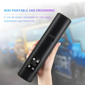 

Bicycle Tire LCD Inflator Portable Inflator Pump Car Air Compressor Multifunctional 150psi Wireless Smart Car Air Pump