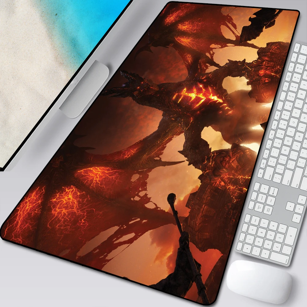 Grande Gaming Mouse Pad World of Warcraft Anime Mat Grande Wow Lich Rei Gamer xl Computador Mousepad Desk Play Csgo - Imagem 5