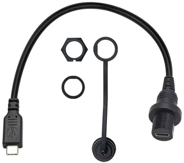 Кабель-удлинитель с разъемом USB 2 0 типа C и защитой от пыли | Электроника