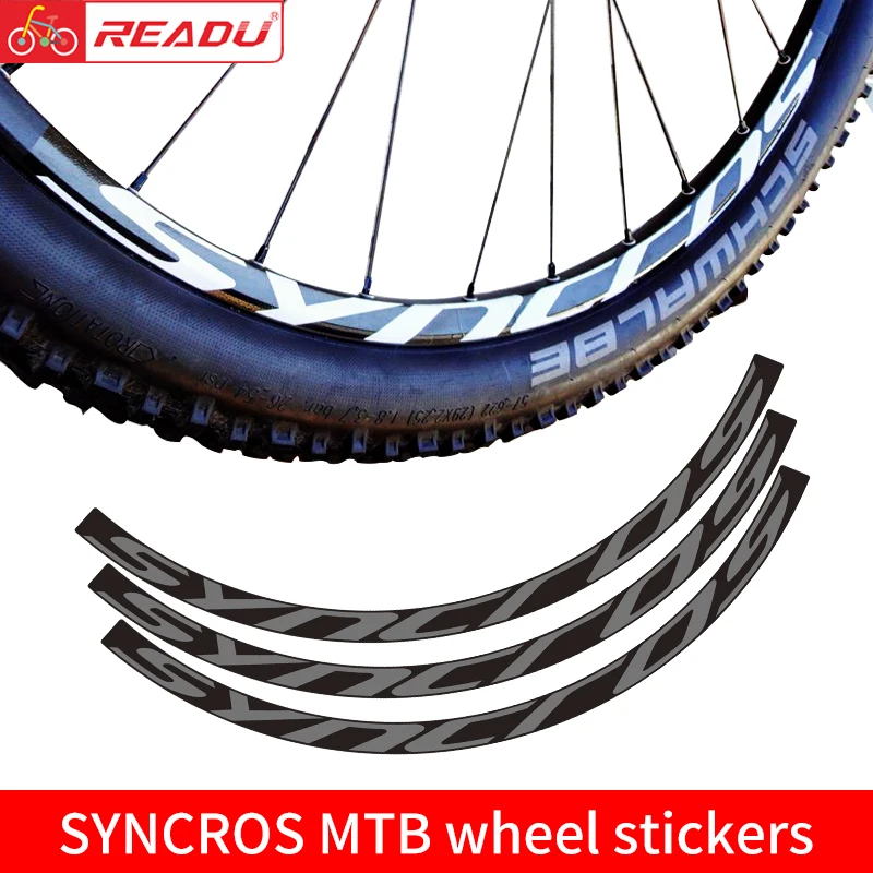 Горный велосипед SYNCROS колесо Набор наклеек mtb велосипед наклейки 27,5 дюймов и 29 дюймов