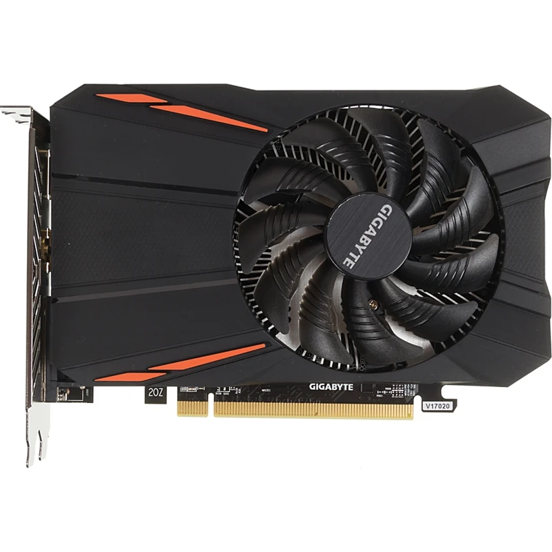 Видеокарта Gigabyte PCI E GV RX550D5 2GD AMD RX550 2048Mb 128b GDDR5 1183/7000 DVIx1/HDMIx1/DPx1 Ret|Графические карты| |