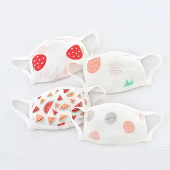 

Kids Multi Layer Cartoon Cotton Mouth Mask Adjustable Air Hook Dust Proof Children Anti Haze Face Mouth Mask Face Masks