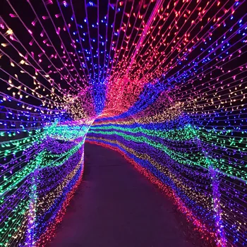 

Led Christmas Lights 100M 600leds RGB String Lighting Waterproof Outdoor Decor for Party Wedding New Year AC220V Fairy Garland