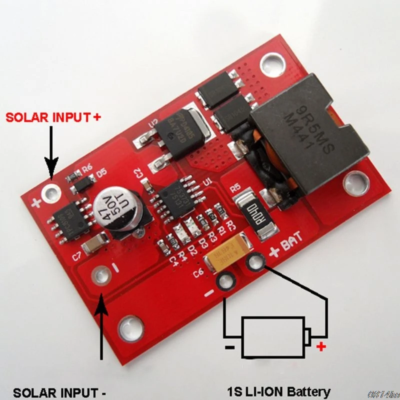 

12V MPPT Solar Panel Controller 3 Series Lithium Li-ion 18650 Battery Charging Module High Quality MPPT Solar Control
