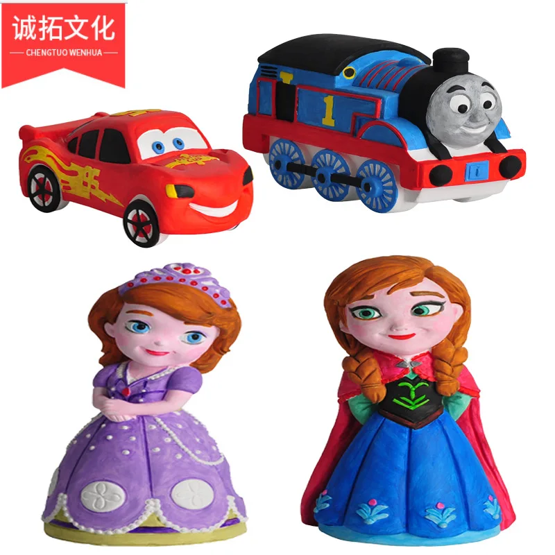 

Stereo Doll Ceramic Coloured Drawing DIY Hand-made Coloured Drawing Ceramic Coloured Drawing Figurine Model