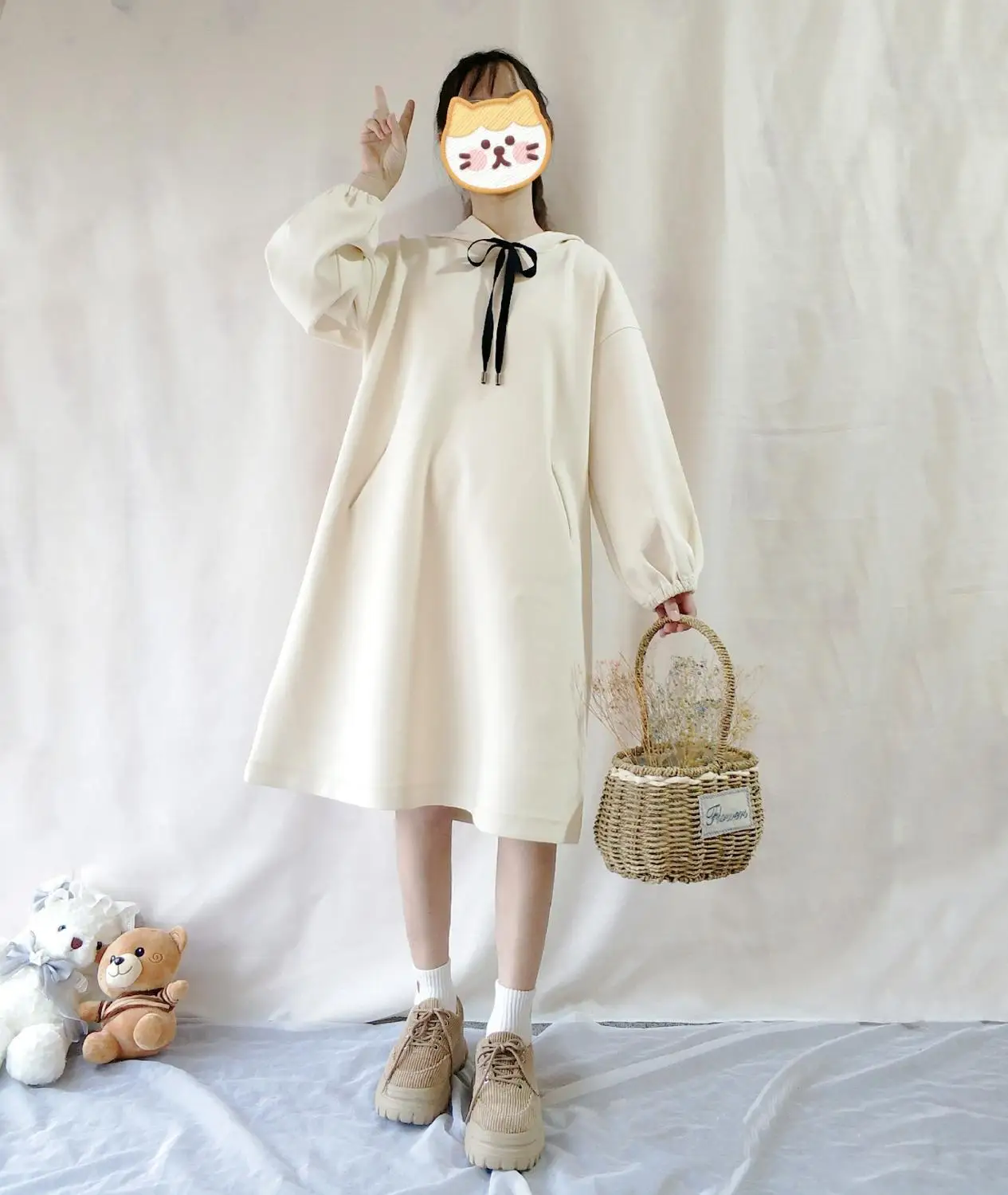 kawaii hoodie dress