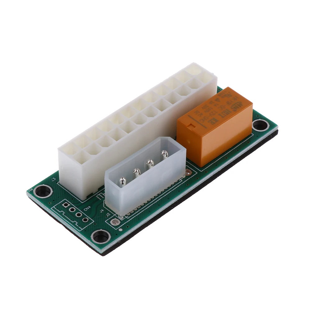 Computer 24 Pin Multiple PSU Power Supply Sync Starter 4Pin Interface Connector for Miner Mining
