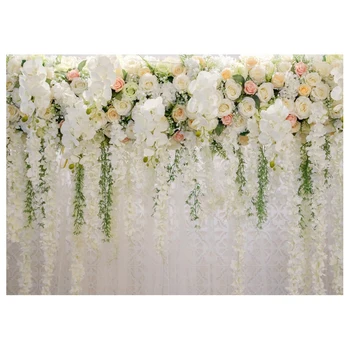 

Wedding Background Beautiful Flowers Bright Color Circle Photo Studio Backdrop Cloth Household Photography Props