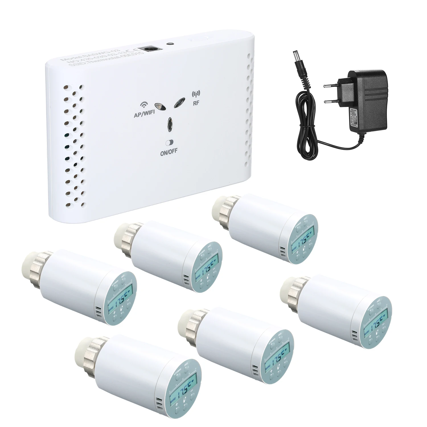 

WIFI Smart Thermostat Temperature Controller for Electric Floor Heating Water Wireless Reciver Voice Remote Control Programmable