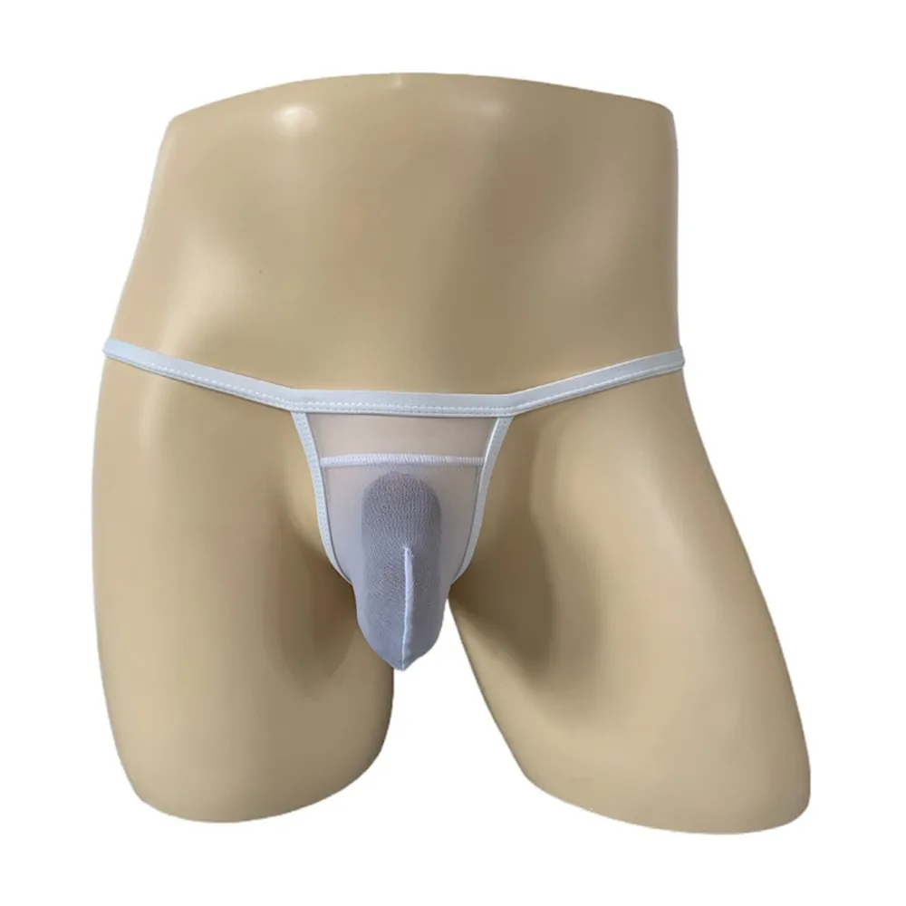 

Men's Panties Underwear Comfortable T-Back Briefs Breathable Thongs 3D Crotch Male G-String Tрусы Mужские