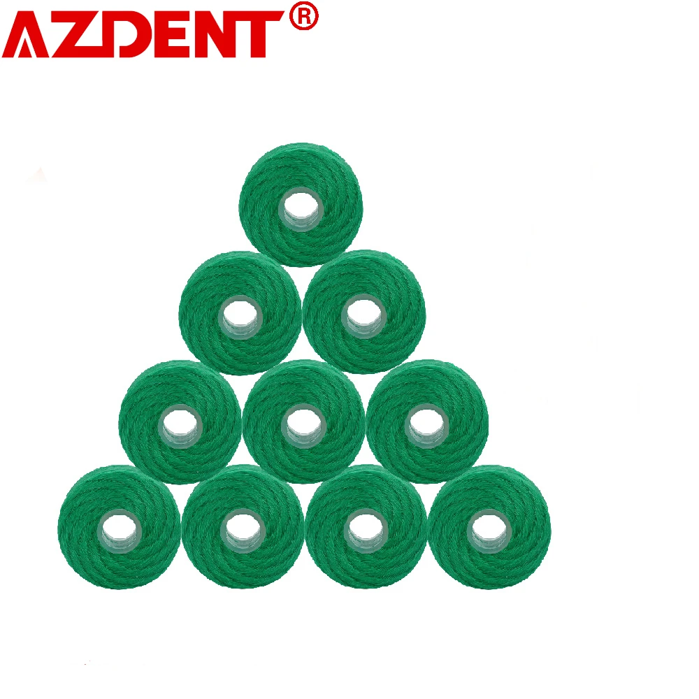 AZDENT Dental Flosser Oral Hygiene Teeth Cleaning Mint Flavored 50m/Roll