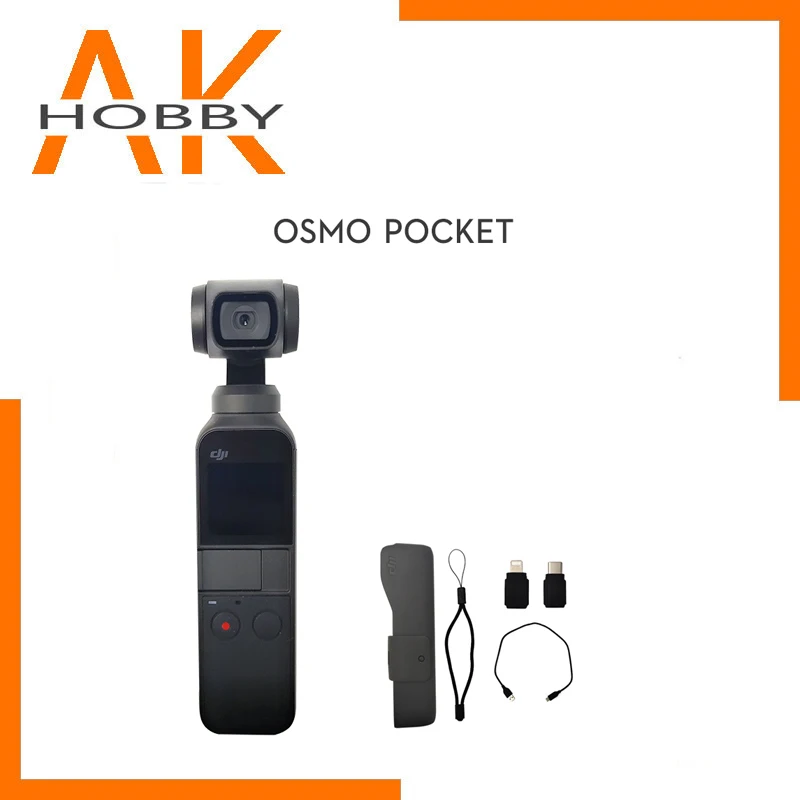 US $303.05 Original DJI Osmo Pocket The Smallest 3Axis Stabilized Handheld Camera Brand New Newest DJI Osmo In Stock