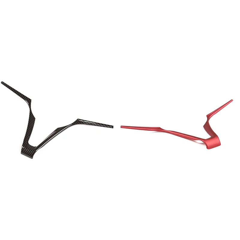 Look Steering Wheel V-Shaped Frame Trim for Alfa Romeo Giulia Stelvio 2017-2019 Car | Автомобили и мотоциклы