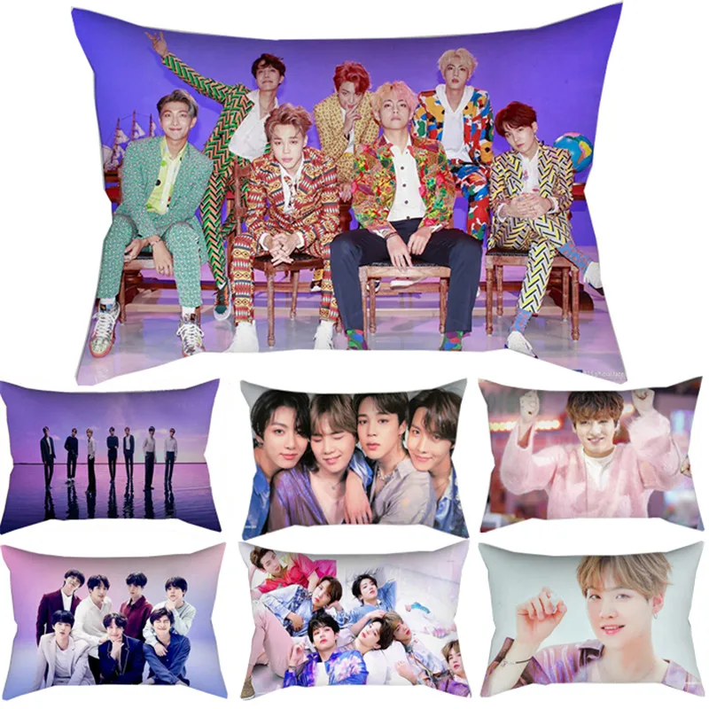 Kpop Star Bangtan Boys простые наволочки для подушек чехол стула JK SUGA JINMIN JIN V квадратный