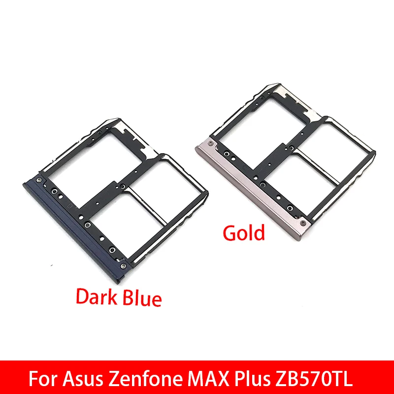 5pcs SIM Card For Asus Zenfone MAX Plus ZB570TL Reader Holder Connector Slot Flex Cable Replacement