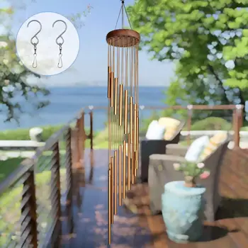 

1pc Wind Chimes 18 Tubes Church Bell Vintage Outdoor Balcony Garden Decor with Hooks HKS99