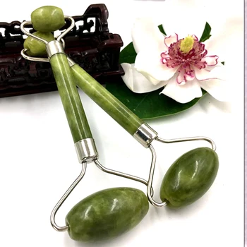 

Facial Massage Roller Double Heads Jade Stone Face Lift Hands Body Skin Relaxation Slimming Beauty Face Care Tools