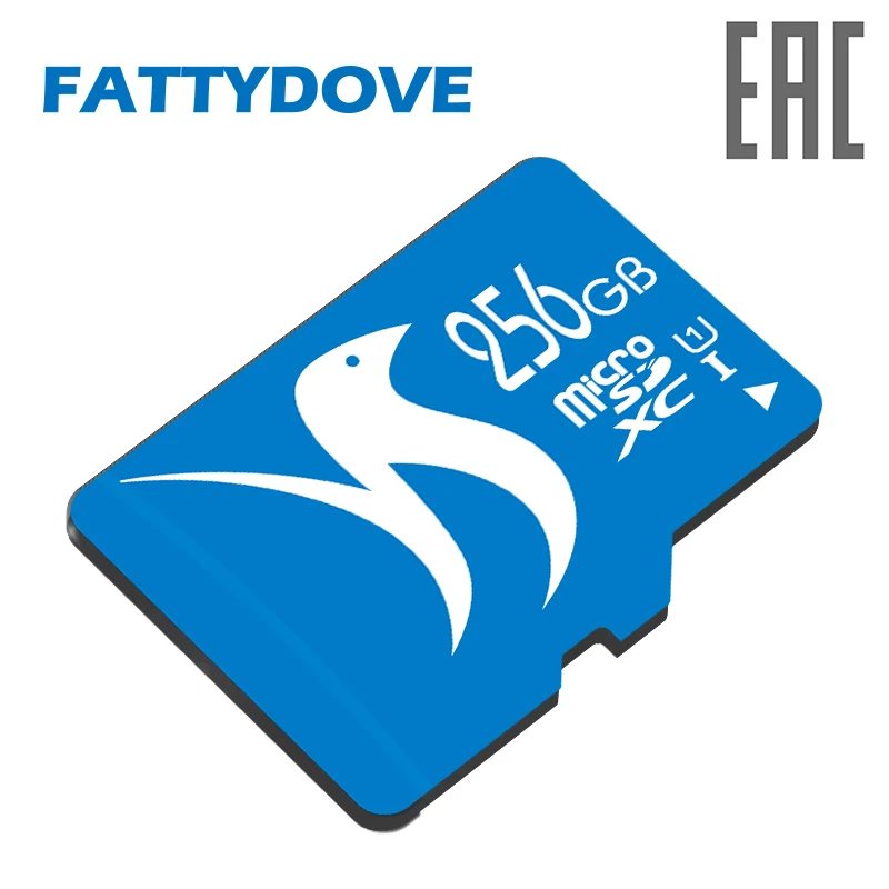 FATTYDOVE Memory Card 256GB Micro SD Class 10 for для телефона / камеры планшета|Карты памяти| |