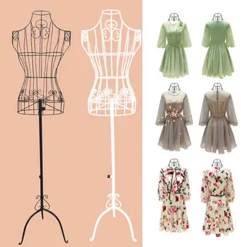

Adjust Female Mannequin Stand Designer Pattern Metal Model Tailor Display UK
