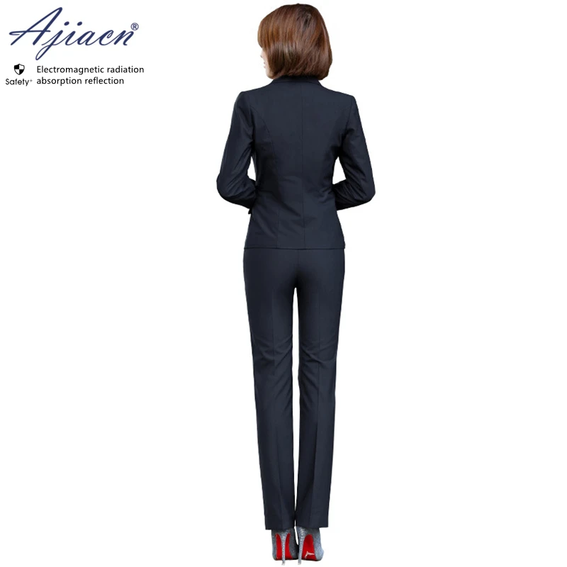 여성용 전자기 방사선 보호 비즈니스 세트, 휴대폰, 컴퓨터, 와이파이, EMF 차폐 의류, 직접 판매