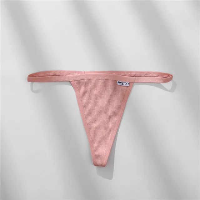 Finetoo Women Thongs Soft Cotton G String Panties Sexy V Waist Underpants  Female Underwear M Xl Girl Thong Bikini Panty From Buygooddhgatei, $12.69