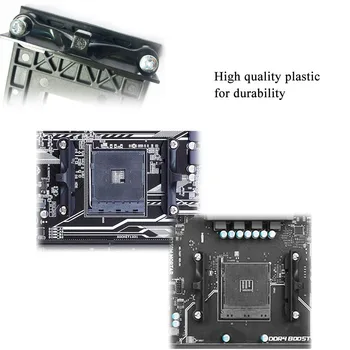 

Radiator Mount Back Plate Holder Wear Resistant CPU Fan Bracket Practical Professional Stable Easy Install Sturdy For AM4