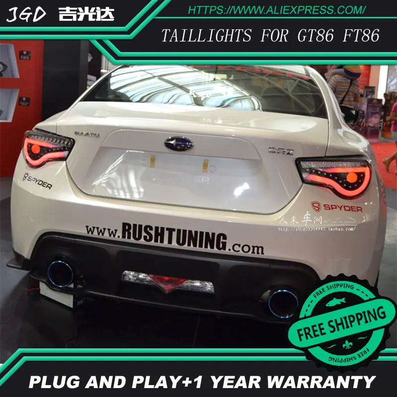 Автомобильный Стайлинг задние фонари для Toyota GT 86 FT86 светодиодные багажника