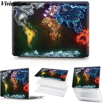 

Popular Map Printing Laptop Accessories For Macbook Pro 13 A1278 (With Hard Drive) Case Cover Fashion Women Mens Hard PVC Shell