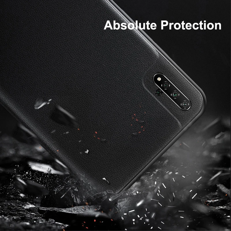 Чехол из искусственной кожи с окошком для Huawei P40 Honor 30 9A 20 Pro 20S V30 Nova 5T 4e 30i 20i 10i Lite 9X Y7