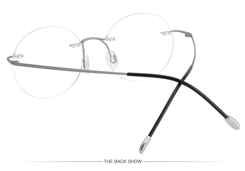 Krasivyy Rimless Round Titanium Eyeglasses KR16012 – FuzWeb