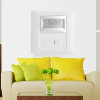 

Infrared PIR Motion Sensor Switch PVC Recessed Wall Lamp Bulb Switch On/Off and PIR Switch Light Bulb Switch Assortment