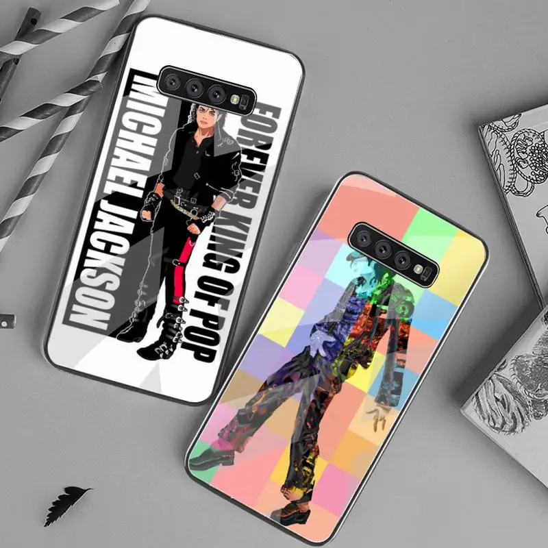 Чехол для телефона MJ с изображением Майкла Джексона закаленное стекло Samsung S20 Plus S7