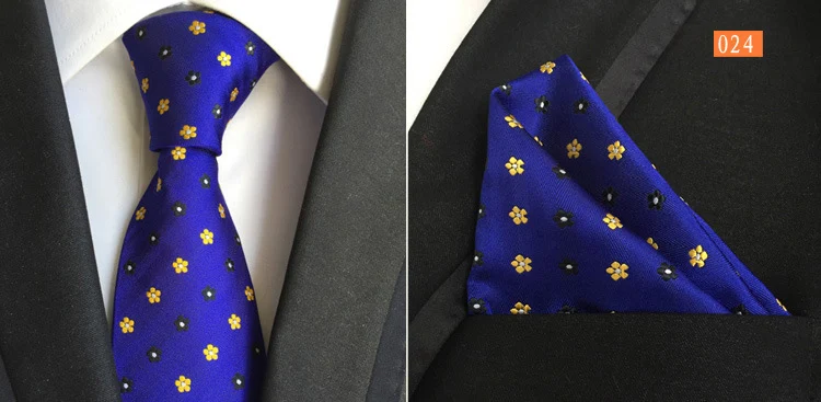Ricnais Новая мода 8 см платок галстук набор Bule Красный Пейсли Полосатый шелковый галстук для мужчин бизнес Weddiong Формальные шеи галстуки
