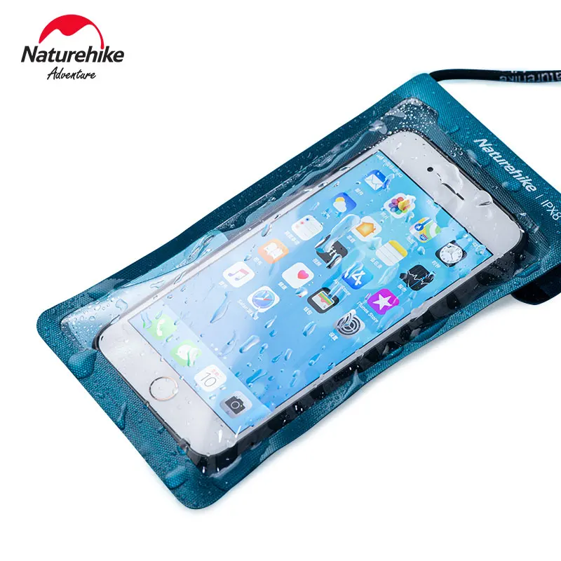 Naturehike Waterproof Cellphone Bag TPU Swimming Waterproof Phone Set Touch Screen Sealed Diving Mobile Phone Shell NH20SM003