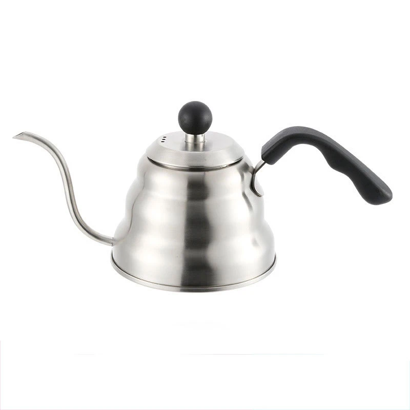 

Coffee Jug Stainless Steel Silvery Pour Over Kettle Coffee Maker Gooseneck Drip Tea Pot Jug 1L